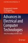 Image for Advances in electrical and computer technologies  : select proceedings of ICAECT 2020