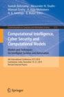 Image for Computational Intelligence, Cyber Security and Computational Models. Models and Techniques for Intelligent Systems and Automation : 4th International Conference, ICC3 2019, Coimbatore, India, December