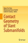 Image for Contact Geometry of Slant Submanifolds