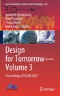 Image for Design for tomorrow  : proceedings of ICoRD 2021Volume 3