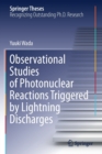Image for Observational studies of photonuclear reactions triggered by lightning discharges