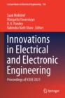 Image for Innovations in electrical and electronic engineering  : proceedings of ICEEE 2021