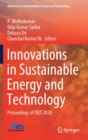 Image for Innovations in Sustainable Energy and Technology : Proceedings of ISET 2020