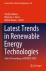 Image for Latest trends in renewable energy technologies  : select proceedings of NCRESE 2020