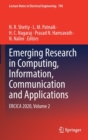 Image for Emerging Research in Computing, Information, Communication and Applications