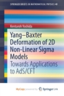 Image for Yang-Baxter Deformation of 2D Non-Linear Sigma Models