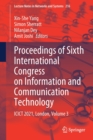 Image for Proceedings of Sixth International Congress on Information and Communication Technology : ICICT 2021, London, Volume 3
