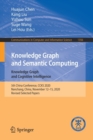 Image for Knowledge Graph and Semantic Computing: Knowledge Graph and Cognitive Intelligence