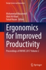 Image for Ergonomics for Improved Productivity: Proceedings of HWWE 2017 Volume 2