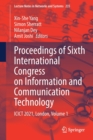 Image for Proceedings of Sixth International Congress on Information and Communication Technology : ICICT 2021, London, Volume 1