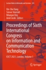 Image for Proceedings of Sixth International Congress on Information and Communication Technology: ICICT 2021, London, Volume 1