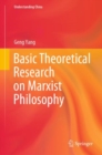 Image for Basic Theoretical Research on Marxist Philosophy