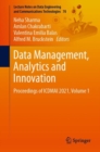 Image for Data Management, Analytics and Innovation : Proceedings of ICDMAI 2021, Volume 1