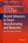 Image for Recent Advances in Smart Manufacturing and Materials : Select Proceedings of ICEM 2020