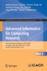Image for Advanced Informatics for Computing Research : 4th International Conference, ICAICR 2020, Gurugram, India, December 26–27, 2020, Revised Selected Papers, Part II
