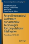 Image for Second International Conference on Sustainable Technologies for Computational Intelligence : Proceedings of ICTSCI 2021