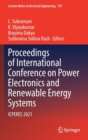 Image for Proceedings of International Conference on Power Electronics and Renewable Energy Systems