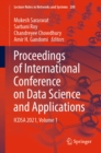 Image for Proceedings of International Conference on Data Science and Applications: ICDSA 2021, Volume 1