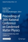 Image for Proceedings of 28th National Conference on Condensed Matter Physics : Condensed Matter Days 2020 (CMDAYS20)
