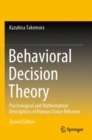 Image for Behavioral Decision Theory