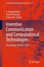 Image for Inventive communication and computational technologies  : proceedings of ICICCT 2021