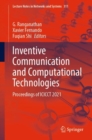 Image for Inventive Communication and Computational Technologies: Proceedings of ICICCT 2021