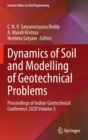 Image for Dynamics of soil and modelling of geotechnical problems  : proceedings of Indian Geotechnical Conference 2020Volume 5