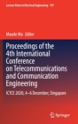 Image for Proceedings of the 4th International Conference on Telecommunications and Communication Engineering