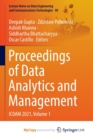 Image for Proceedings of Data Analytics and Management : ICDAM 2021, Volume 1