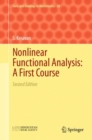 Image for Nonlinear Functional Analysis: A First Course