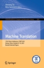Image for Machine Translation: 17th China Conference, CCMT 2021, Xining, China, October 8-10, 2021, Revised Selected Papers : 1464