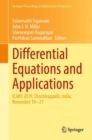 Image for Differential Equations and Applications: ICABS 2019, Tiruchirappalli, India, November 19-21