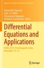 Image for Differential equations and applications  : ICABS 2019, Tiruchirappalli, India, November 19-21