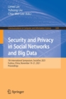 Image for Security and Privacy in Social Networks and Big Data