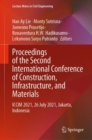 Image for Proceedings of the Second International Conference of Construction, Infrastructure, and Materials  : ICCIM 2021, 26 July 2021, Jakarta, Indonesia