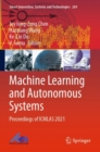 Image for Machine learning and autonomous systems  : proceedings of ICMLAS 2021