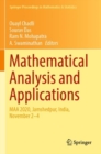 Image for Mathematical analysis and applications  : MAA 2020, Jamshedpur, India, November 2-4