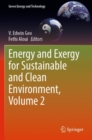 Image for Energy and exergy for sustainable and clean environmentVolume 2