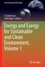 Image for Energy and Exergy for Sustainable and Clean Environment, Volume 1