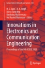 Image for Innovations in electronics and communication engineering  : proceedings of the 9th ICIECE 2021