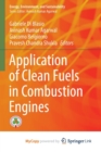 Image for Application of Clean Fuels in Combustion Engines