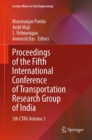 Image for Proceedings of the Fifth International Conference of Transportation Research Group of India  : 5th CTRGVolume 3