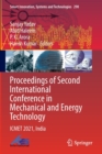 Image for Proceedings of Second International Conference in Mechanical and Energy Technology