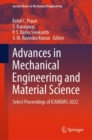 Image for Advances in mechanical engineering and material science  : select proceedings of ICAMEMS-2022