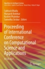 Image for Proceeding of International Conference on Computational Science and Applications
