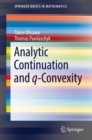 Image for Analytic Continuation and q-Convexity