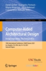 Image for Computer-aided architectural design  : design imperatives
