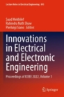 Image for Innovations in electrical and electronic engineering  : proceedings of ICEEE 2022Volume 1