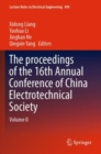 Image for The proceedings of the 16th Annual Conference of China Electrotechnical Society
