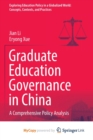 Image for Graduate Education Governance in China